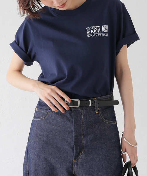 SPORTY&RICH tシャツ 半袖 SPORTY＆RICH/スポーティアンドリッチ Promo