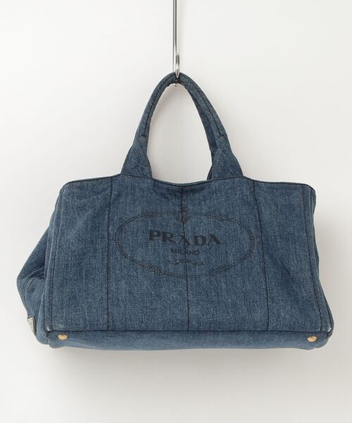 PRADA 　ノベルティ　トートバッグ 　プラダ　ブルー PRADA（プラダ） トートバッグ - ブルー レディース : ZOZOTOWN Yahoo