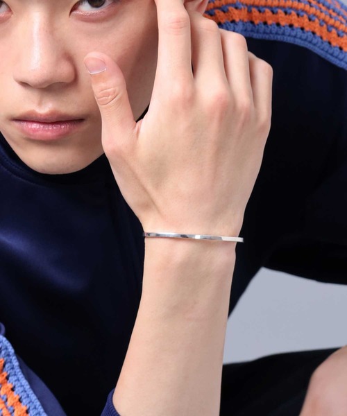 美品 ライオンハート for Gift ライトスクエアバングル シルバー925 LION HEART バングル “for Gift”ライトスクエアバングル