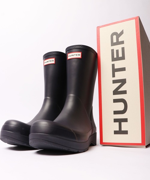 HUNTER レインシューズ 長靴 MENS ORIGINAL PLAY BOOT MID