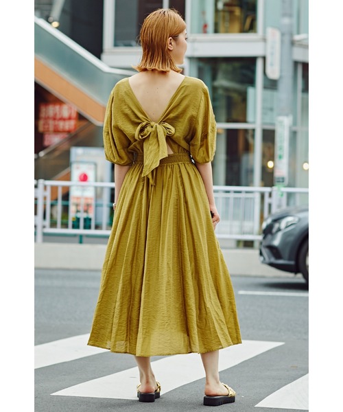 ワンピース 後ろリボンワンピース Zozotown Paypayモール店 通販 Paypayモール