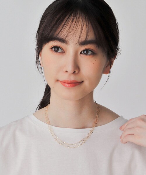 COCOSHNIK（ココシュニック） ネックレス K10サザンクロス大チェーン