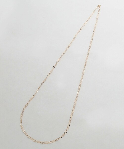 COCOSHNIK K10 ロングネックレス COCOSHNIK（ココシュニック） ネックレス K10サザンクロス大チェーン