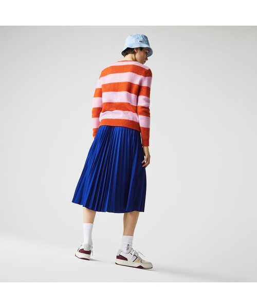 LACOSTE★ジャージープリーツスカート LACOSTE スカート ジャージプリーツロングスカート : ZOZOTOWN