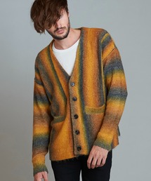 NO ID.（ノーアイディー） カーディガン 「NO ID.」Multi Color Stripe