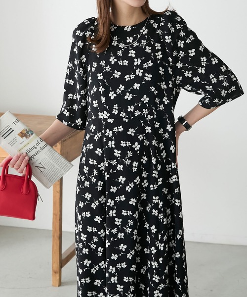 ヴィンテージパフスリーブワンピース Ameri VINTAGE - アメリパフスリーブワンピースの通販 by yshop