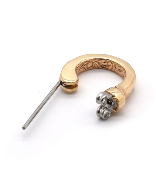 ピアス LH for Gift クロッシングピアス/シークレットヘリテイジSサイズ/K10ゴールド メンズ レディースの画像