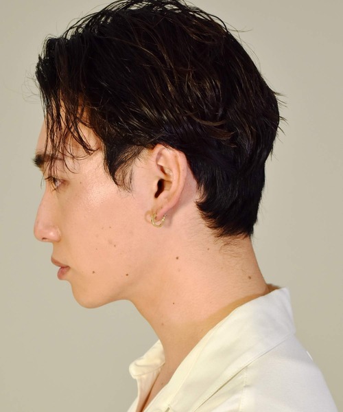 ピアス LH for Gift クロッシングピアス/シークレットヘリテイジSサイズ/K10ゴールド メンズ レディースの画像