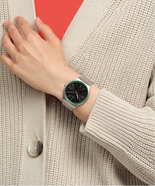 Swatch 腕時計 RED GRAPHITE レディース メンズ : ZOZOTOWN