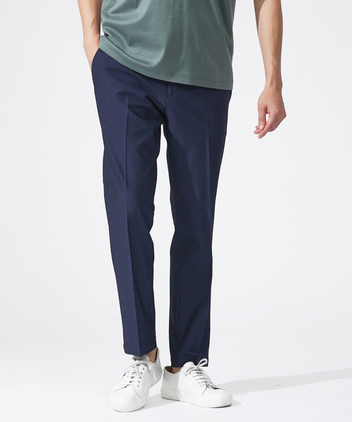 ABAHOUSE（アバハウス） スラックス 「マルチストレッチ」ストライプ