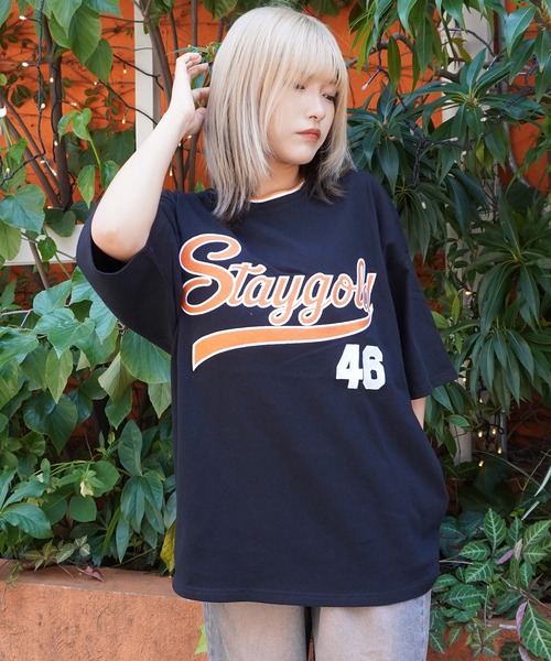 STAY GOLD（ステイゴールド） tシャツ 「STAYGOLD」スタジアムロゴ