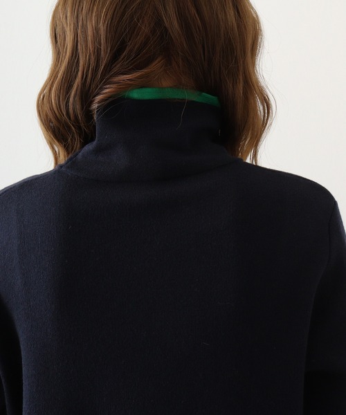 ニット セーター EGLANTINE　バイカラーハイネックニット レディース EGLANTINE ニット セーター EGLANTINE バイカラーハイネック