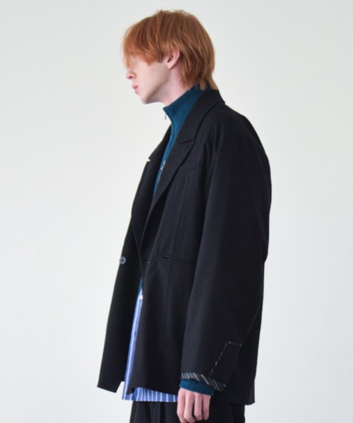 VI E DIT ジャケット テーラードジャケット ダブルブレストピークド