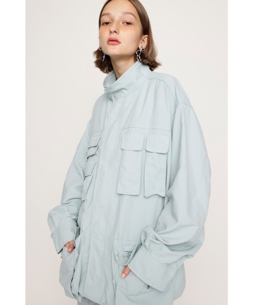 SLY ミリタリージャケット モッズコート ASYMMETRY POCKET FIELD