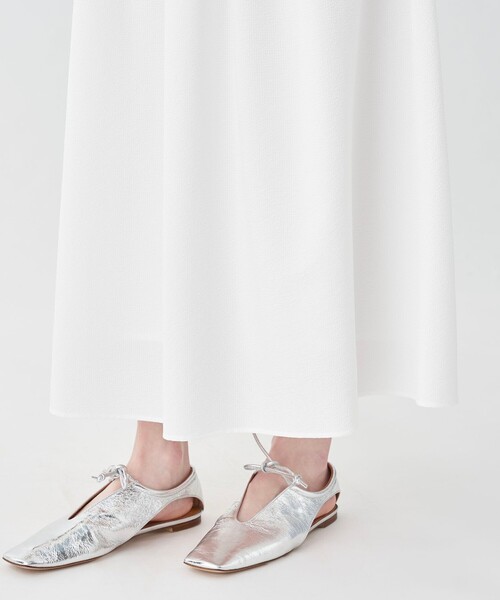 MACPHEE（マカフィー） スカート シアーサッカーギャザーロング