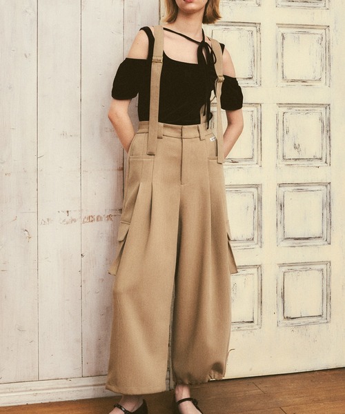 パンツ カーゴパンツ 2WAYカーゴスラックスパンツ レディース  