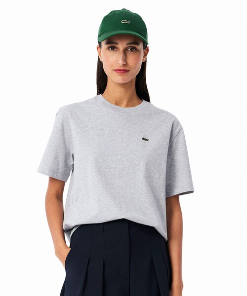 tシャツ ハイクオリティ ピマコットン仕立て ワンポイントソフトタッチ半袖Tシャツ レディース