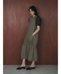 ELENDEEK パフスリーブワンピース ELENDEEK ワンピース パフスリーブワンピース : ZOZOTOWN Yahoo