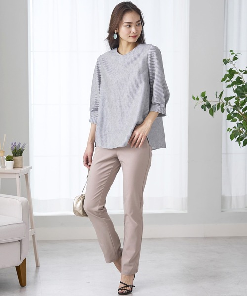 BELLUNA PLUS（ベルーナプラス） パンツ 抗菌防臭冷感ストレッチ美脚