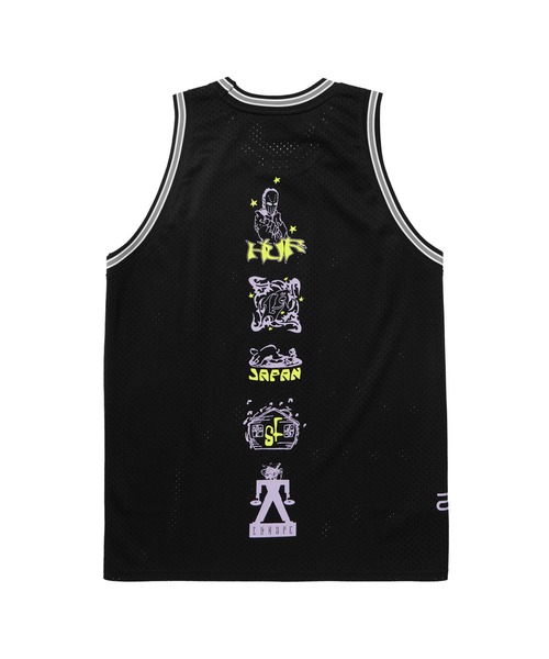 タンクトップ ZINE MESH BASKETBALL JERSEY / HUF バスケットボール 