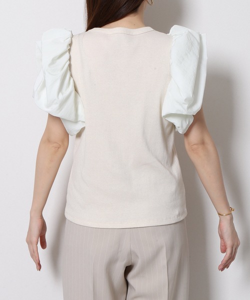美品Re.Verofonna Tシャツ クラウドスリーブラメリブプルオーバーM Re.Verofonna(ヴェロフォンナ)公式通販｜◇クラウドスリーブラメ