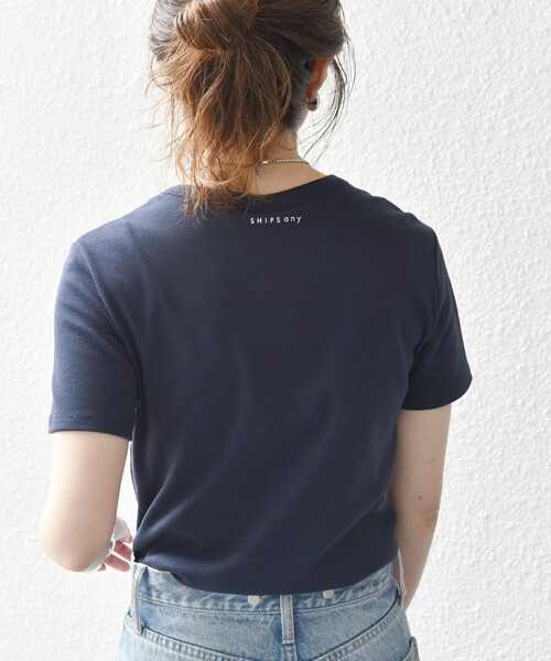 PETIT BATEAU（プチバトー） tシャツ 「SHIPS any別注」PETIT BATEAU