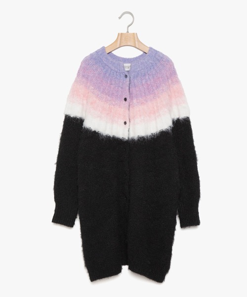 ニット セーター Petal Gradation Knit Coat レディース メンズ bedsidedrama ニット セーター Petal Gradation Knit Coat