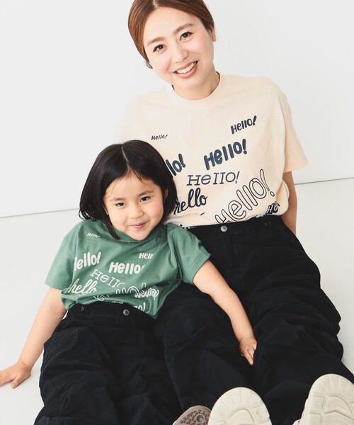 【新品】GO TO HOLLYWOOD 2WAYTシャツ GO TO HOLLYWOOD tシャツ / ハロー プリント Tシャツ レディース