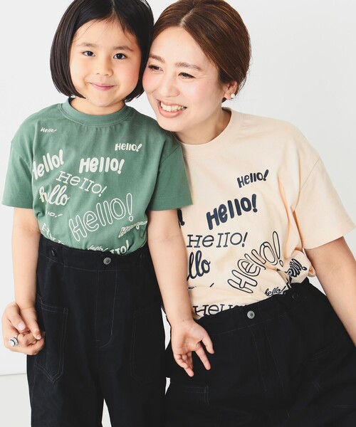 【新品】GO TO HOLLYWOOD 2WAYTシャツ GO TO HOLLYWOOD tシャツ / ハロー プリント Tシャツ レディース