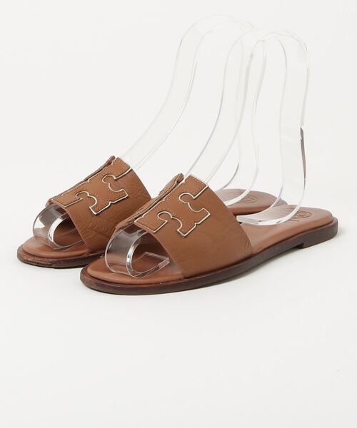 TORY BURCH」 フラットサンダル 5.5 ブラウン レディース : 82956403 