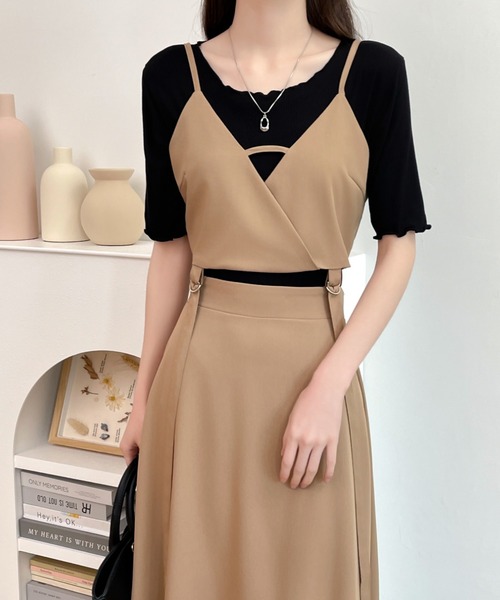 ABITOKYO（アビトーキョー） セットアップ ビスチェコンビフレア