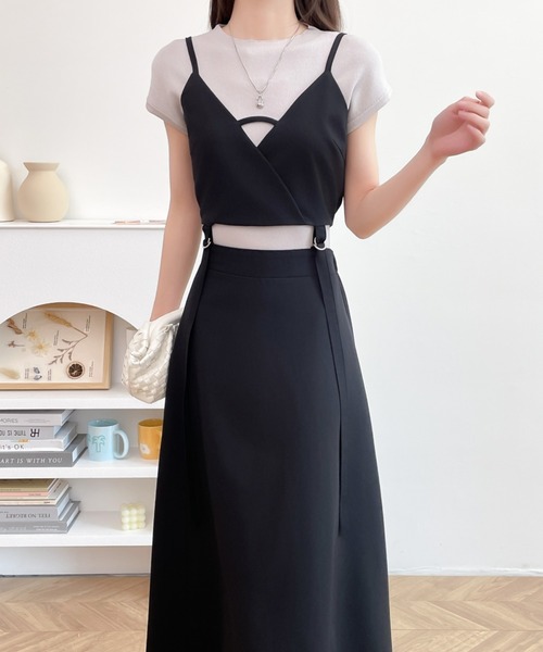 ABITOKYO（アビトーキョー） セットアップ ビスチェコンビフレア