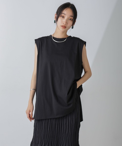 tシャツ タックショルダー ノースリーブカットソー レディース 楽天市場】【全品2BUY15%OFFクーポン】【SUMMER FAIR】M/Lサイズ