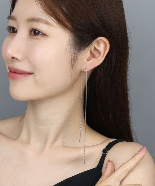 CEMO NEMO（セモネモ） ピアス ベネチアンチェーン ロングピアス 2