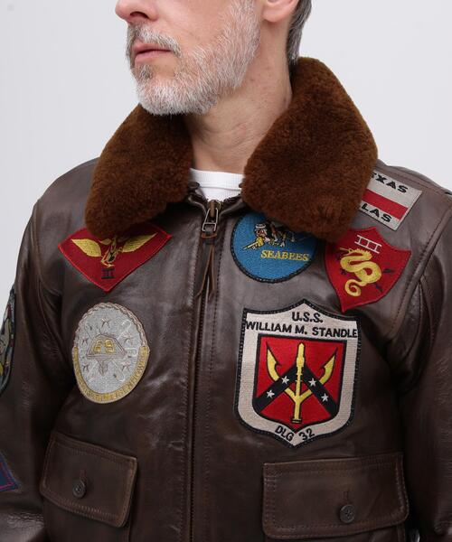 ミリタリージャケット モッズコート G-1 TOP GUN / G-1 トップガン / AVIREX / アヴィレックスの画像