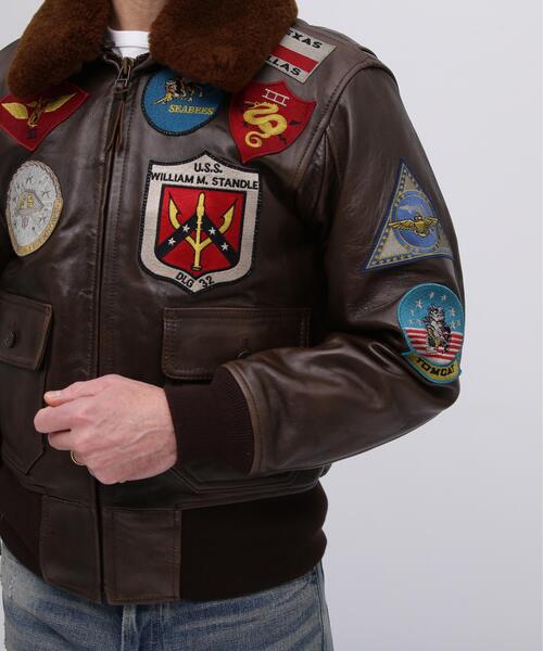 ミリタリージャケット モッズコート G-1 TOP GUN / G-1 トップガン / AVIREX / アヴィレックスの画像