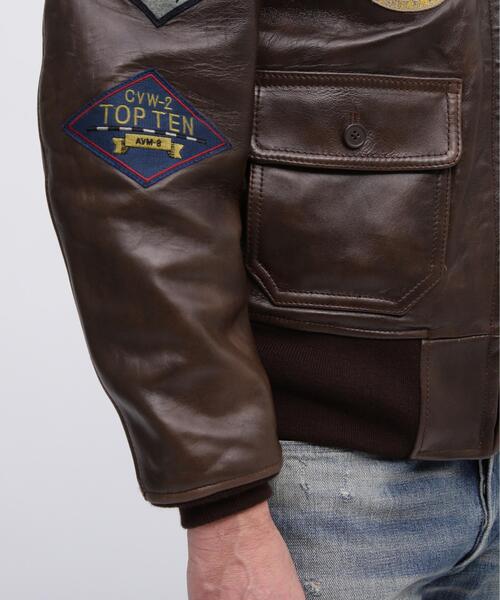 ミリタリージャケット モッズコート G-1 TOP GUN / G-1 トップガン / AVIREX / アヴィレックスの画像