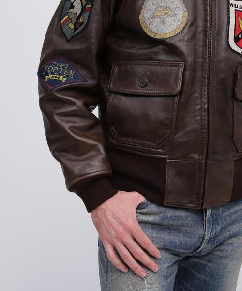 ミリタリージャケット モッズコート G-1 TOP GUN / G-1 トップガン / AVIREX / アヴィレックスの画像