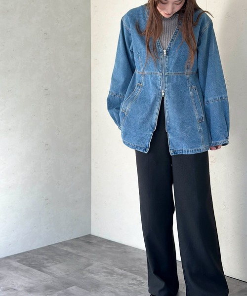 Per sist ence（パーシエンス） デニムジャケット gジャン 加工デニム