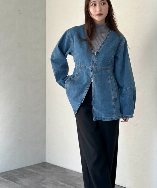 Per sist ence（パーシエンス） デニムジャケット gジャン 加工デニム
