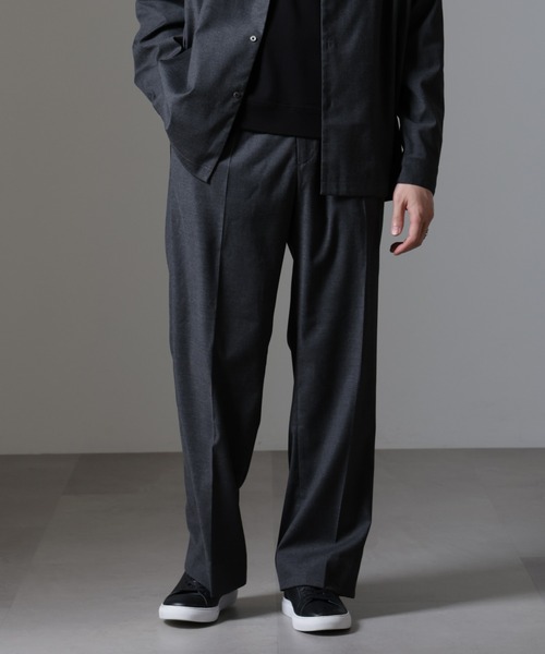 sacai◇スラックスパンツ/1/ポリエステル/NVY/21-02556M