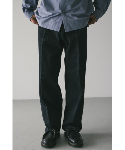 Asapmoda ワイドデニム　ブラック　古着　Mサイズ Asapmoda ワイドデニム ブラック 古着 Mサイズ