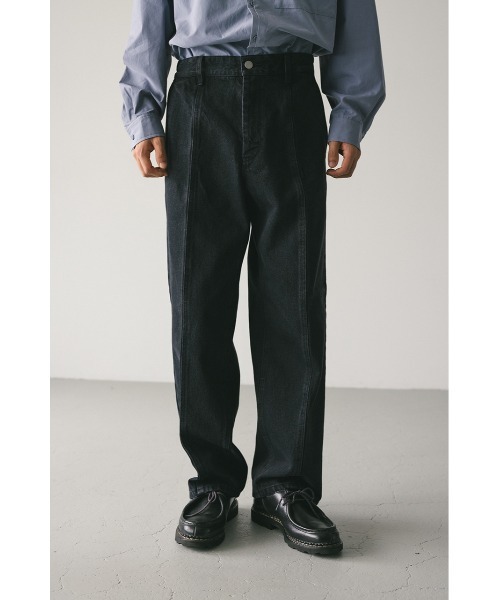 STYLEMIXER ジーンズ ブラックワイドデニム メンズ : ZOZOTOWN