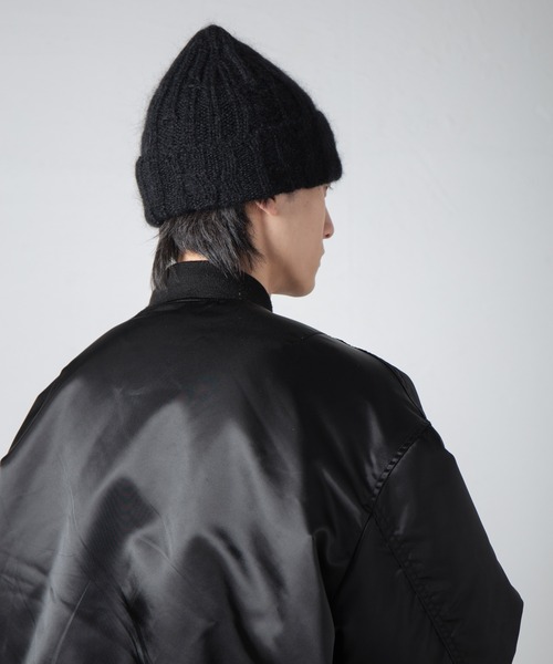 INDIETRO ASSOCIATION ニット帽 ニットキャップ Mohair Damage Knit