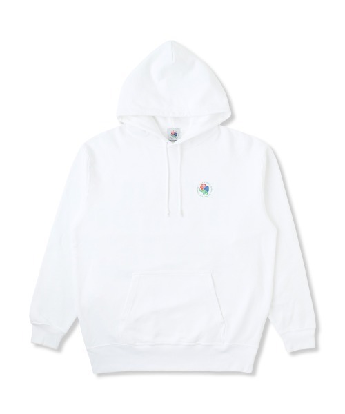 VIOLA＆ROSES パーカー Viola＆Roses Circle corecolor logo Back 