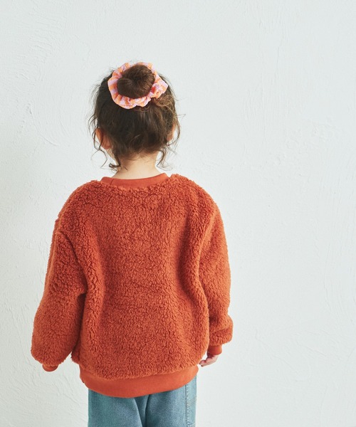 pairmanon（ペアマノン） ボア アニマルモチーフ刺繍 プルオーバー