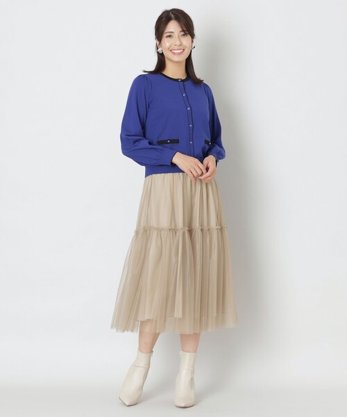 TO BE CHIC カーディガン レーヨンポリエステル ニット