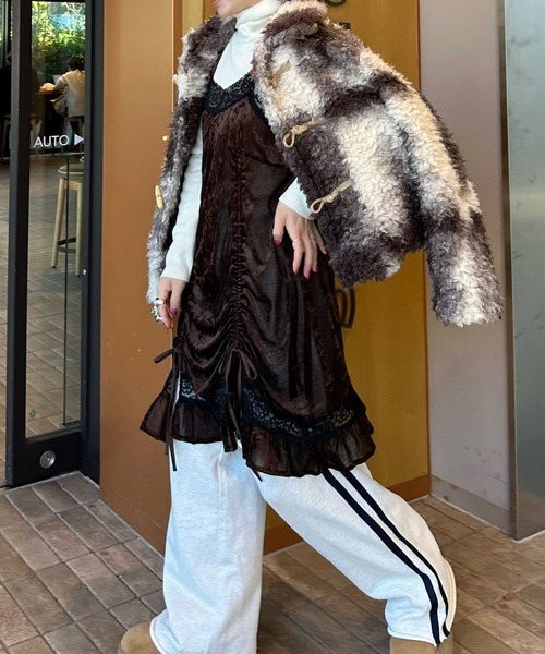 Alley Tokyo ワンピース ベロアランジェリーキャミ : ZOZOTOWN Yahoo