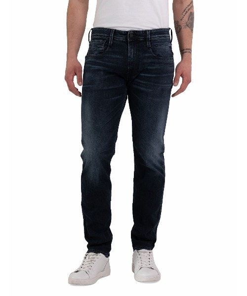 【新品】リプレイ　デニム　ブラック レギュラースリムWILLBI MAESTRO ブラックデニム｜REPLAY