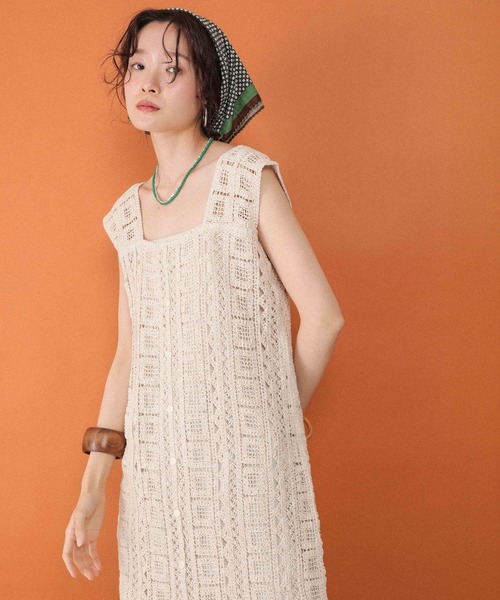 en CAnAF ワンピース クロシェ 前後2WAY ワンピース : ZOZOTOWN Yahoo